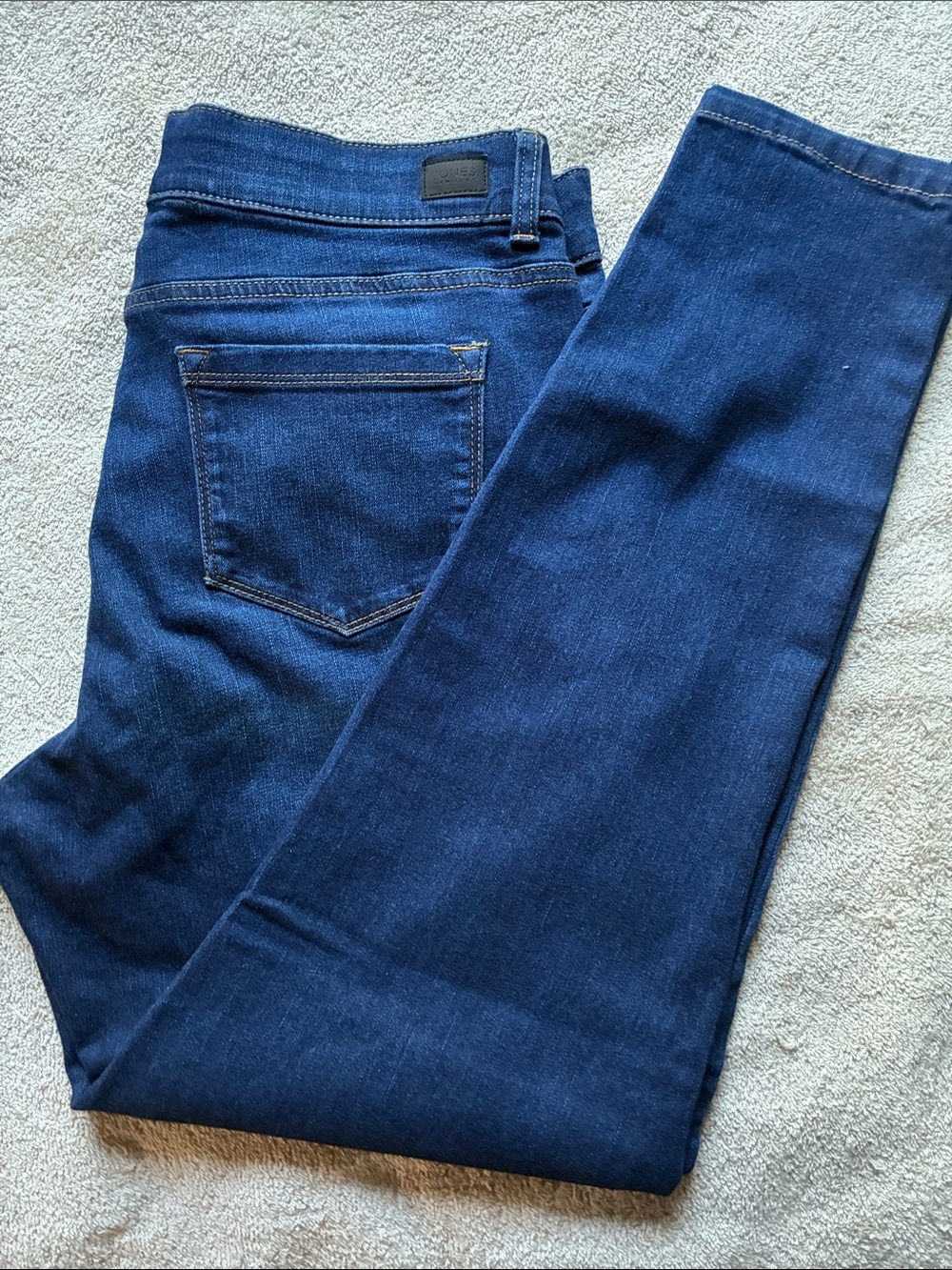 Jones New York Women’s Skinny Jeans in Dark Blue Denim